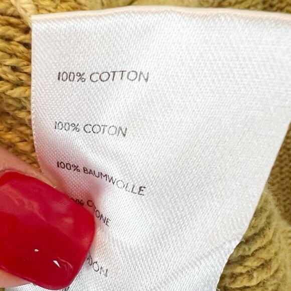 Free People Summertime Blues Knit Shorts Gold Size M - Picture 6 of 7